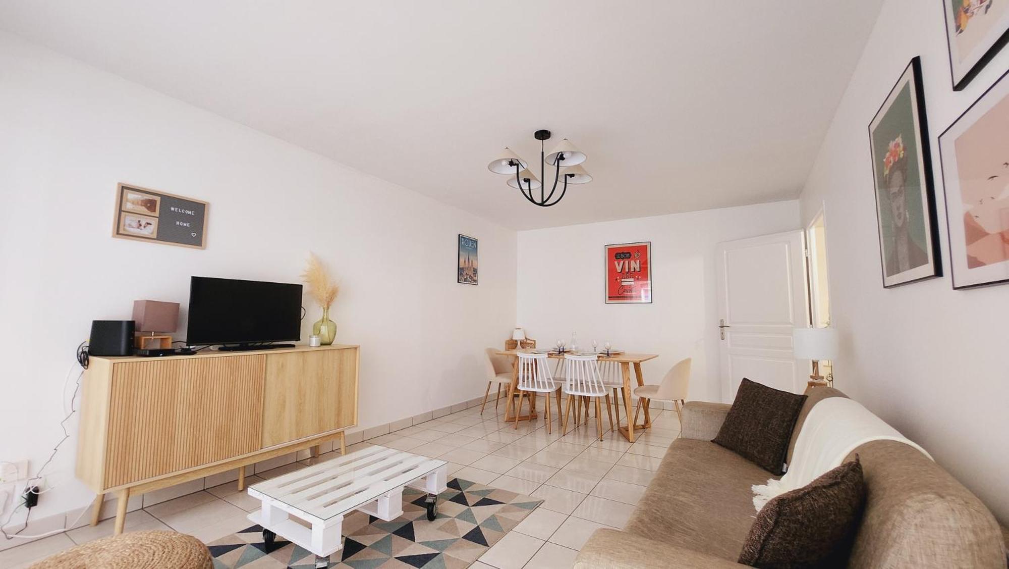 Le Gabrielle-Charmant Appartement-Parking 鲁昂 外观 照片